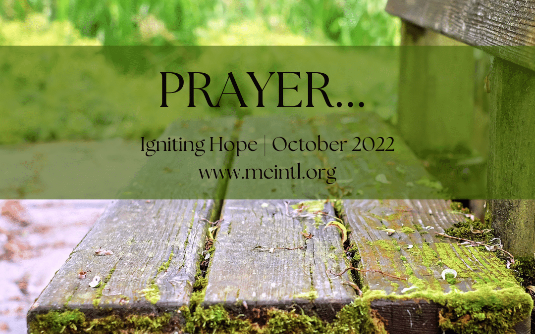 Prayer… Meeting Him in the Process